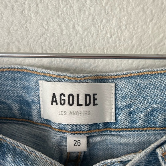 AGOLDE Riley Jean Straight Crop in Shatter - Picture 4 of 6